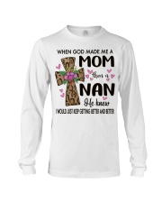Mom Then A Nan - Cross Long Sleeve Tee tile
