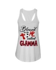 Blessed To Be Called Glamma - Red Ladies Flowy Tank tile