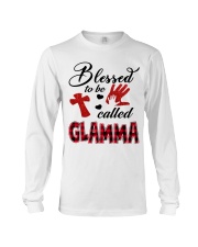 Blessed To Be Called Glamma - Red Long Sleeve Tee tile