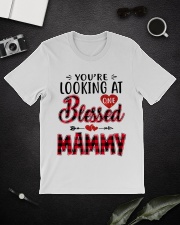 One Blessed Mammy - Red Classic T-Shirt lifestyle-mens-crewneck-front-16