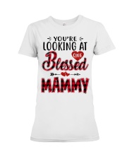 One Blessed Mammy - Red Premium Fit Ladies Tee tile