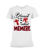 Blessed To Be Called Memere - Red Premium Fit Ladies Tee tile