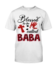Blessed To Be Called Baba - Red Classic T-Shirt front