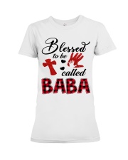 Blessed To Be Called Baba - Red Premium Fit Ladies Tee tile