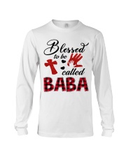 Blessed To Be Called Baba - Red Long Sleeve Tee tile