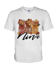 Blessed To Be Called Nina - M V-Neck T-Shirt tile