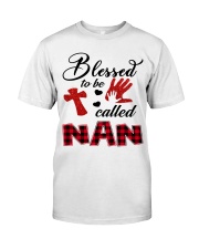 Blessed To Be Called Nan - Red Classic T-Shirt front