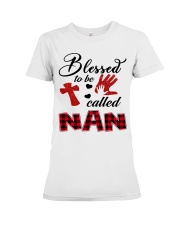 Blessed To Be Called Nan - Red Premium Fit Ladies Tee tile