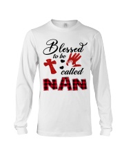 Blessed To Be Called Nan - Red Long Sleeve Tee tile
