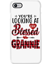One Blessed Grannie - Red Phone Case tile