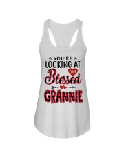 One Blessed Grannie - Red Ladies Flowy Tank tile