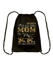 Mom And Kk - Bling M Drawstring Bag tile