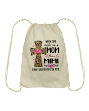 Mom Then a Mimi - Cross 2 Drawstring Bag tile