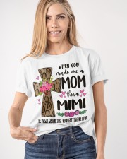 Mom Then a Mimi - Cross 2 Classic T-Shirt apparel-classic-tshirt-lifestyle-front-100