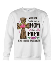 Mom Then a Mimi - Cross 2 Crewneck Sweatshirt tile