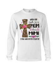Mom Then a Mimi - Cross 2 Long Sleeve Tee tile