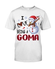 I Love Being A Goma - Xmas Classic T-Shirt front