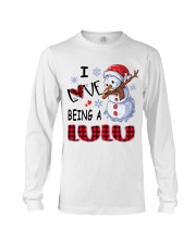 I Love Being A Lulu - Xmas Long Sleeve Tee tile