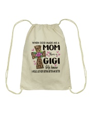 Mom Then a Gigi - Cross Drawstring Bag tile