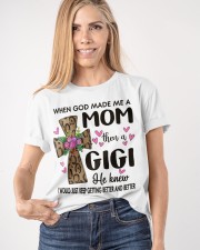 Mom Then a Gigi - Cross Classic T-Shirt apparel-classic-tshirt-lifestyle-front-100