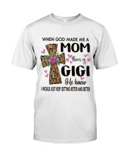 Mom Then a Gigi - Cross Classic T-Shirt front