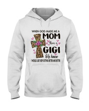 Mom Then a Gigi - Cross Hooded Sweatshirt tile