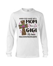Mom Then a Gigi - Cross Long Sleeve Tee tile