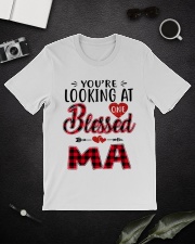 One Blessed Ma - Red Classic T-Shirt lifestyle-mens-crewneck-front-16