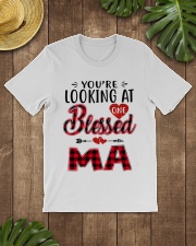 One Blessed Ma - Red Classic T-Shirt lifestyle-mens-crewneck-front-18