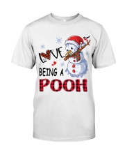 I Love Being A Pooh - Xmas Classic T-Shirt front
