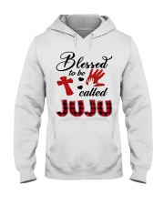 Blessed To Be Called Juju - Red Hooded Sweatshirt tile