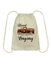 Blessed To Be Called Naynay - Autumn Drawstring Bag tile