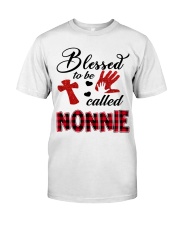 Blessed To Be Called Nonnie - Red Classic T-Shirt front