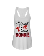 Blessed To Be Called Nonnie - Red Ladies Flowy Tank tile