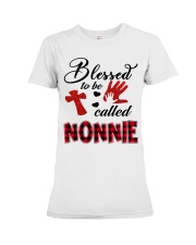 Blessed To Be Called Nonnie - Red Premium Fit Ladies Tee tile