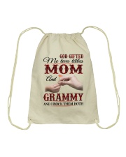 Mom And Grammy I Rock Them Both Drawstring Bag tile