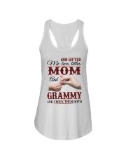 Mom And Grammy I Rock Them Both Ladies Flowy Tank tile
