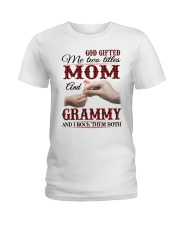 Mom And Grammy I Rock Them Both Ladies T-Shirt tile