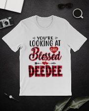 One Blessed Deedee - Red Classic T-Shirt lifestyle-mens-crewneck-front-16
