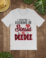 One Blessed Deedee - Red Classic T-Shirt lifestyle-mens-crewneck-front-18
