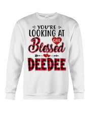 One Blessed Deedee - Red Crewneck Sweatshirt tile