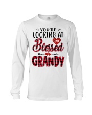 One Blessed Grandy - Red Long Sleeve Tee tile
