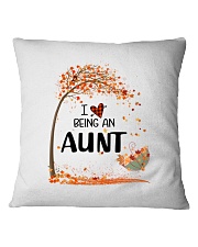 I Love Being An Aunt - Autumn Square Pillowcase tile