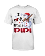I Love Being A Didi - Xmas Classic T-Shirt front