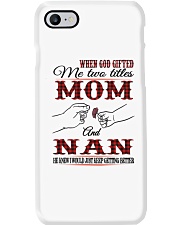 Mom And Nan - H Phone Case tile