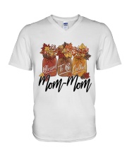 Blessed To Be Called Mom-Mom - M V-Neck T-Shirt tile