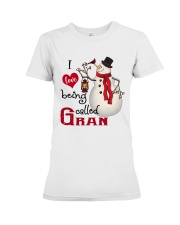 I Love Being Called Gran - Xmas Premium Fit Ladies Tee tile