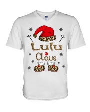 Lulu Claus - Funny V-Neck T-Shirt tile
