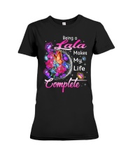 Being A Lala Makes My Life Complete Premium Fit Ladies Tee tile