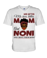 Mom And Noni Rock Them Both - B2 V-Neck T-Shirt tile